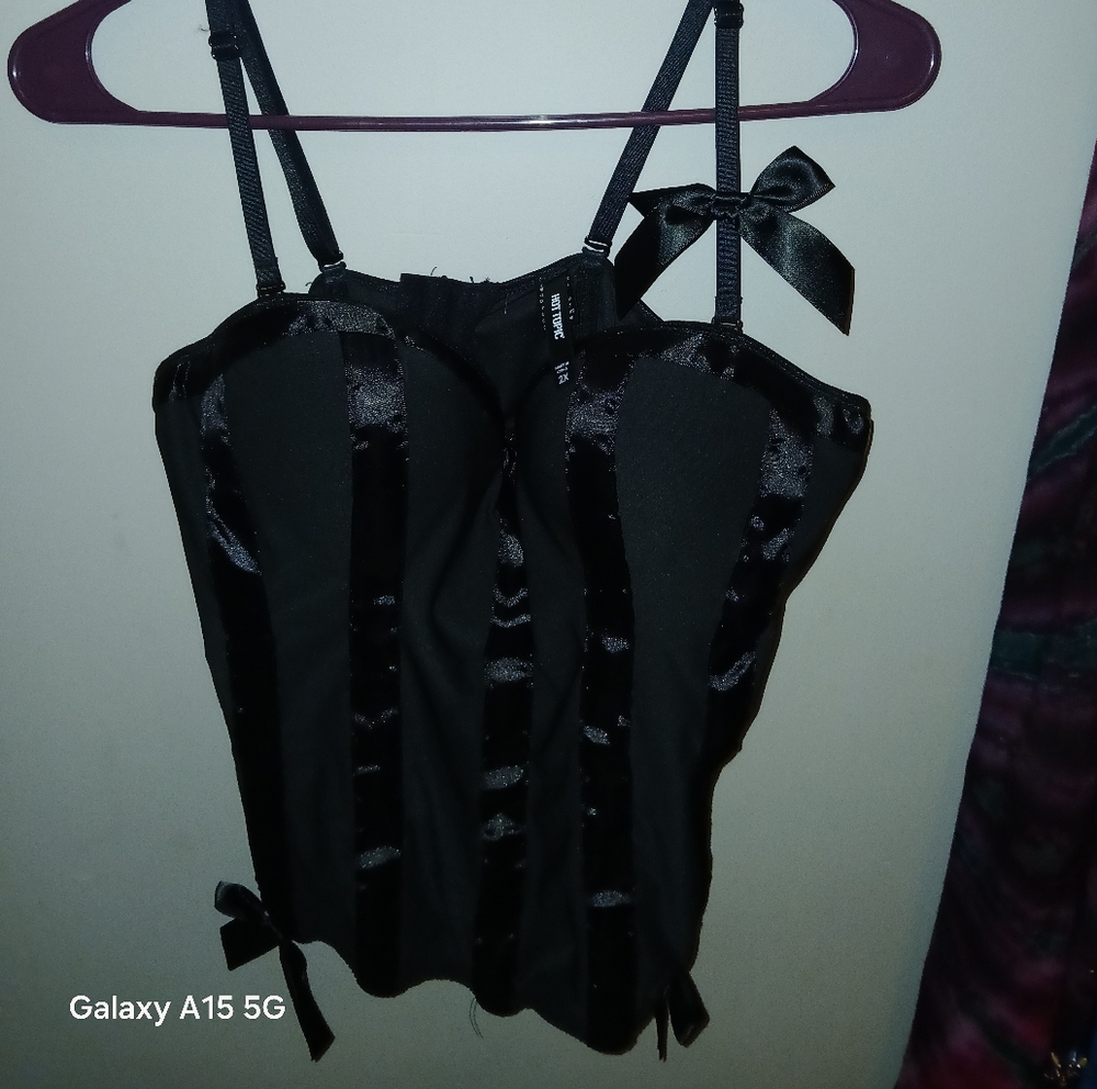 Black and Gray Striped Dress